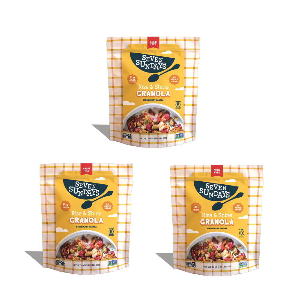 Rise & Shine Strawberry Banana Grain-Free Granola, 20oz